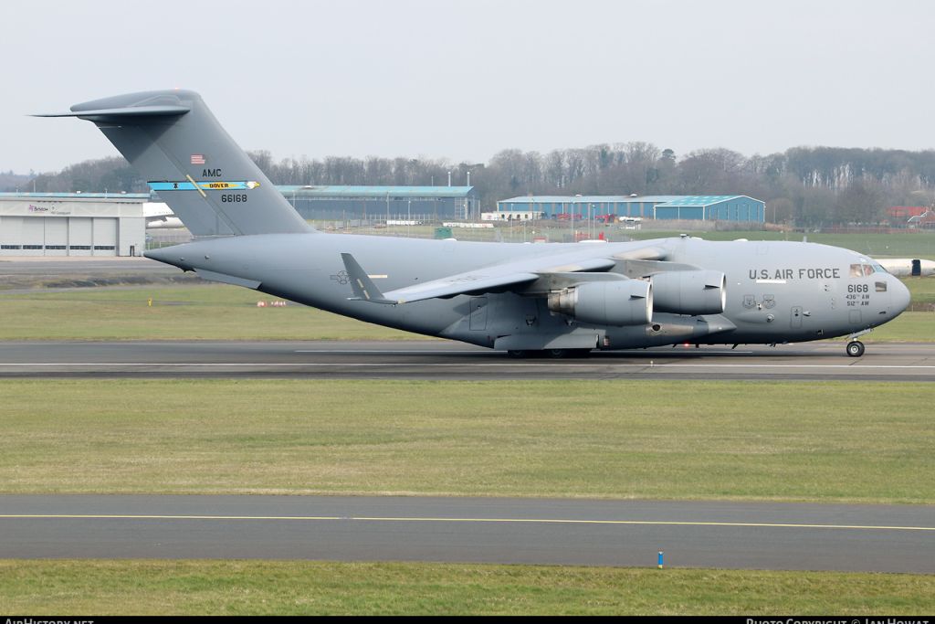 06-6168 (C-17 Globemaster 3) — Aircraft registration | SpottingLog