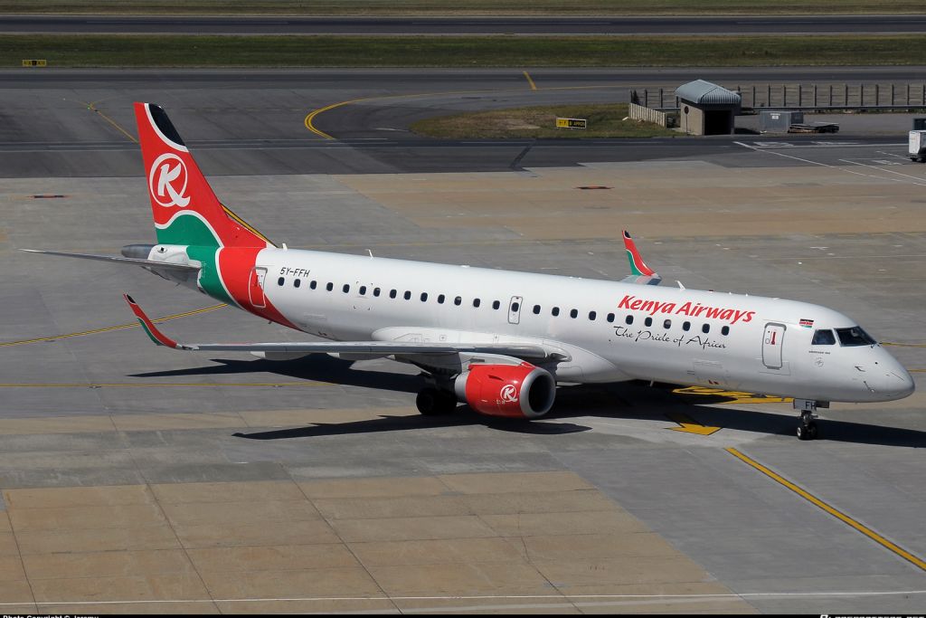 5Y-FFH (EMB-190) — Aircraft registration | SpottingLog